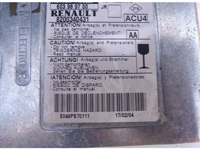 Блок подушек безопасности 8200340431   Renault Scenic II -  Grand scenic II