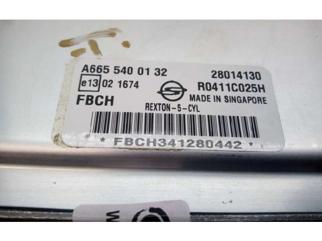 Блок управления двигателя A6655400132   SsangYong Rexton