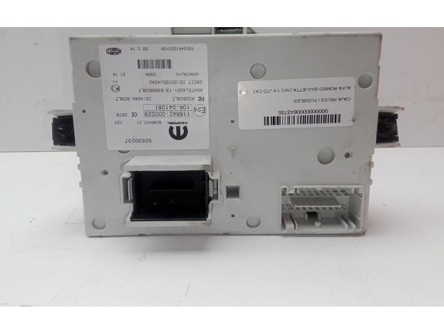 Pojistková skříňka Řídící jednotka BSM    Alfa Romeo Giulietta 2016