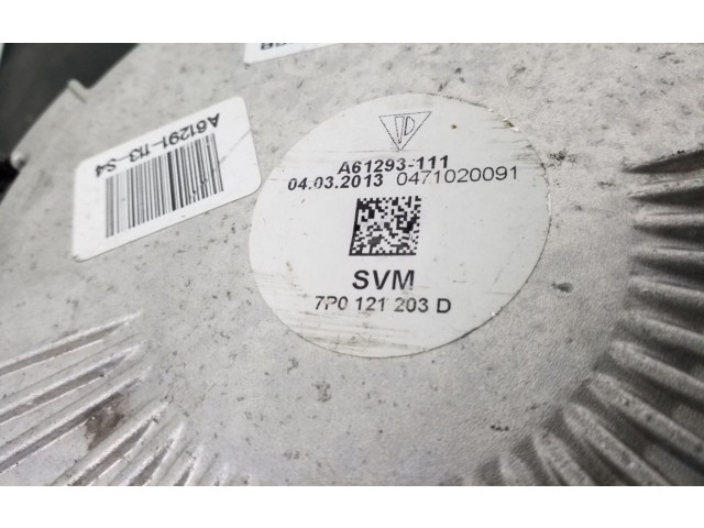 Вентилятор радиатора     7P0121203D, A61292110    Audi Q5 SQ5 