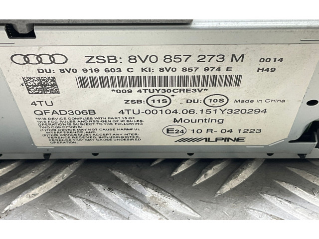 Дисплей 8V0857273M Audi A3 S3 8V