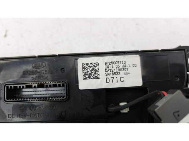 Блок управления климат-контролем 97250G5710 KIA Niro