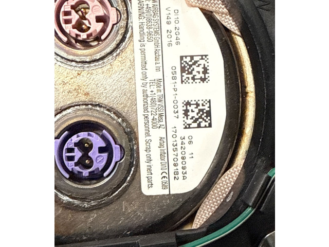 Подушка безопасности водителя 84146850, 812454049 Chevrolet Camaro