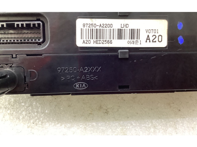 Блок управления климат-контролем 97250A2200, A20HED2566   KIA Ceed