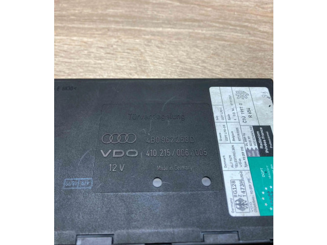 Блок комфорта 4B0962258D, 410215006   Audi A6 S6 C5 4B   