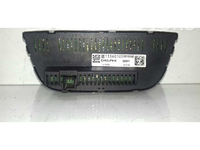 Блок управления климат-контролем 13360105, 28299871 Opel Meriva B