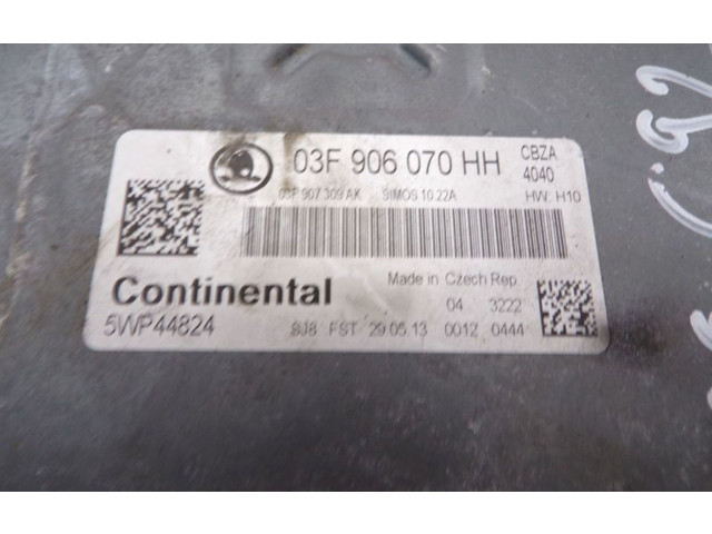 Блок управления двигателя 03F906070HH, 03F906070HH Skoda Fabia Mk1 (6Y)