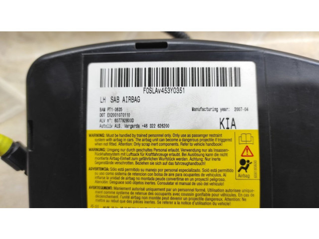 Подушка безопасности в сиденье EX2001070110, 607792800D   KIA Ceed