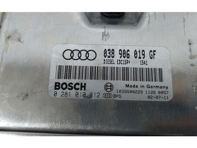 Блок управления двигателя 038906019, Bosch   Audi A6 S6 C5 4B