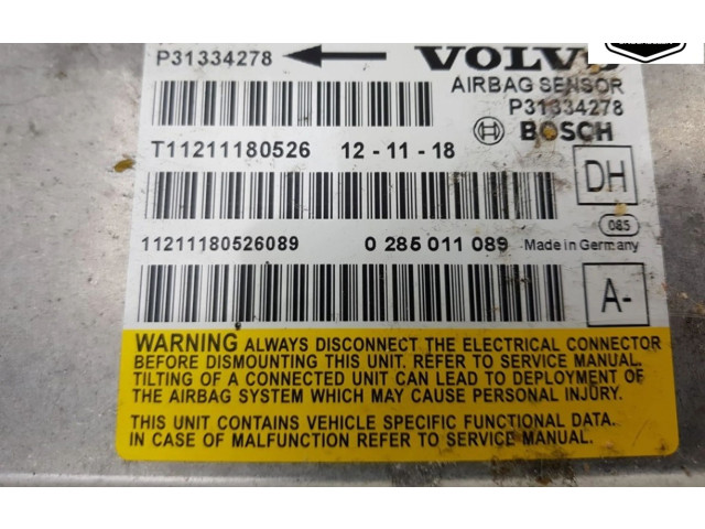 Блок подушек безопасности 31334278, 31334278   Volvo V70