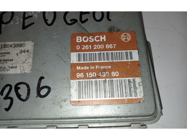 Блок управления двигателя 0261200667   Peugeot 306