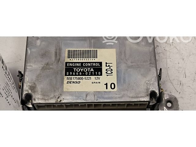 Řídící jednotka 89666-02110 Toyota Corolla E120 E130 2002