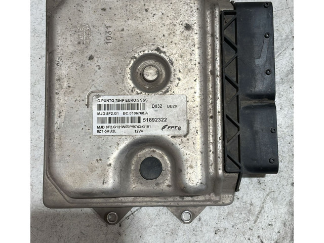 Řídící jednotka 51892322, 51892322 Fiat Punto Evo 2010