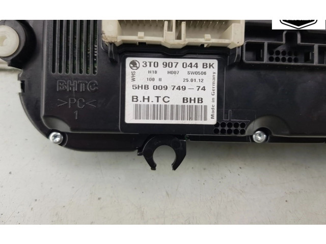 Блок управления климат-контролем 3T0907044BK, 3T0907044BK Skoda Octavia Mk4