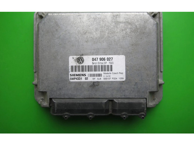 Блок управления двигателем Блок управления 047906027, 5WP4331 Volkswagen Lupo