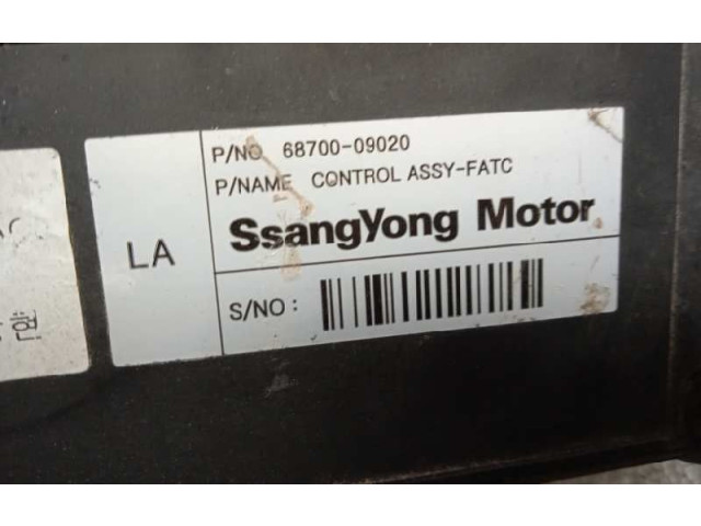 Блок управления климат-контролем 6870009020 SsangYong Kyron