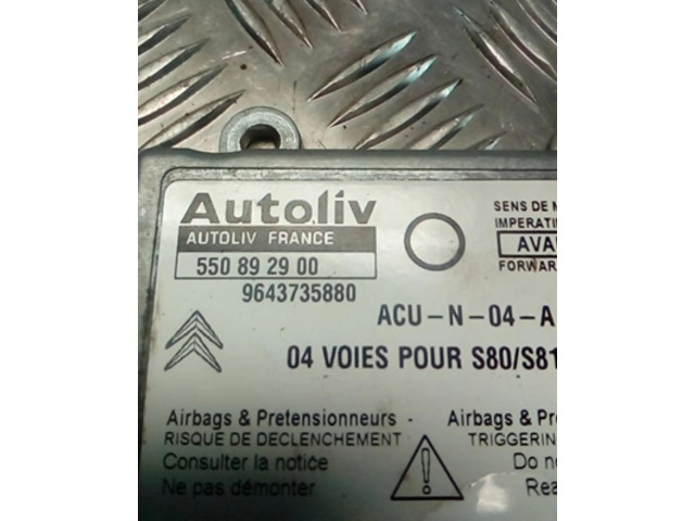 Блок подушек безопасности 550892900   Citroen Saxo