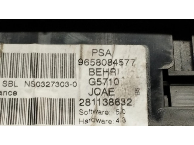 Блок управления климат-контролем 9658084577, G5710   Citroen C4 I