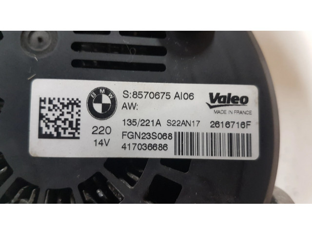 Генератор 8570675, FGN23S068 BMW X5 F15 3.0