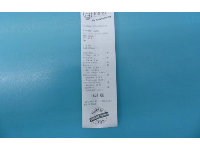 Генератор 03C903025D, IMPRK1235951 Skoda Octavia Mk2 (1Z)