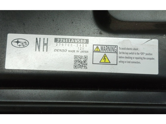 Блок управления двигателя 22611AV580, 275700-2420 Subaru Forester SJ