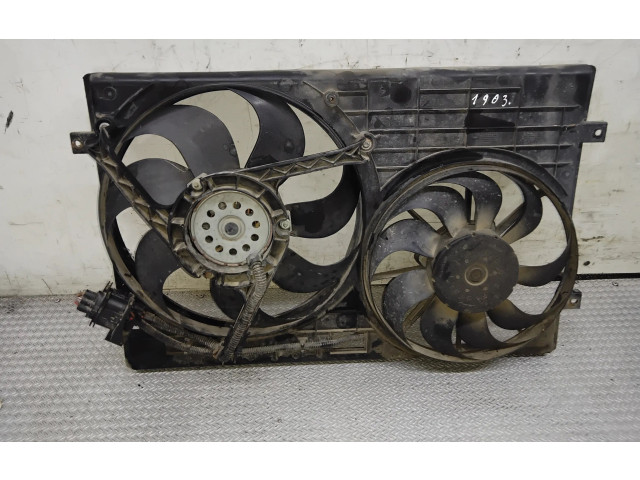 Вентилятор радиатора 6Q0121207F Skoda Fabia Mk1 (6Y)