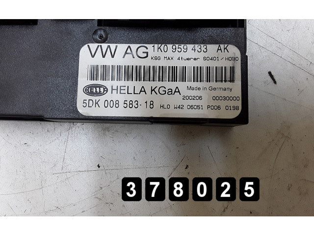 Подрулевой шлейф SRS 1K0959433AK, 1K0959433AK Volkswagen Golf Plus