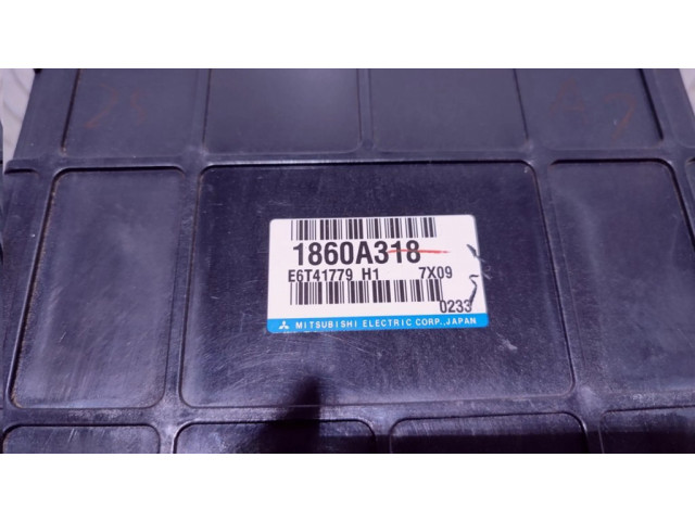 Блок управления двигателем Блок управления 1860A318, E6T41779 Mitsubishi Lancer