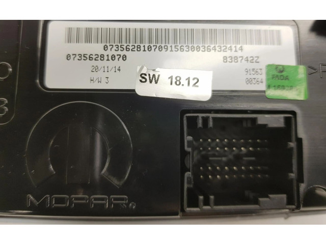 Блок управления климат-контролем 735657793, 735634905 Jeep Renegade