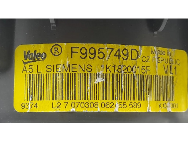 Вентилятор печки 1K1820015F, F995749D Volkswagen Golf V