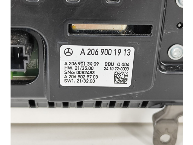 Панель приборов A2069001913, A2069013409   Mercedes-Benz GLC C254       
