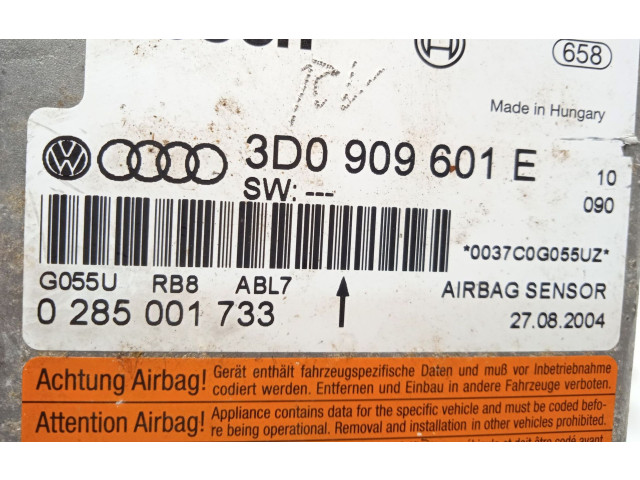 Блок управления надувных подушек 3D0909601E, 0285001733   Volkswagen Touareg I
