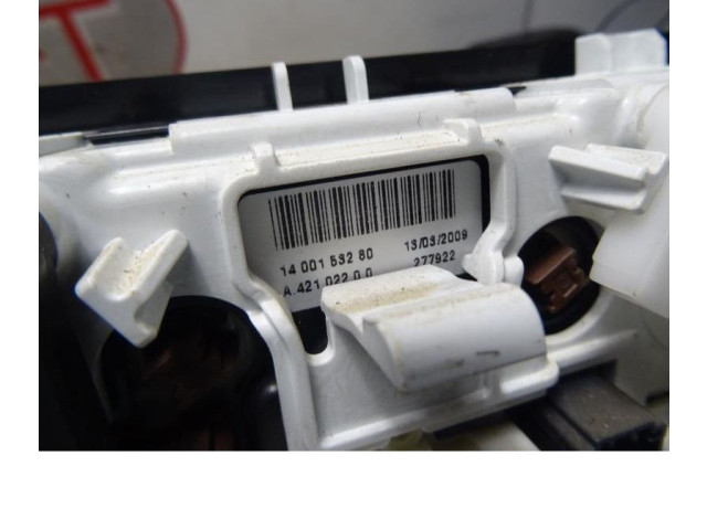 Блок управления климат-контролем 1609544780, 1609544780   Citroen Berlingo