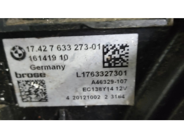 Вентилятор радиатора 7633273, 7575682 BMW 5 F10 F11 2.0