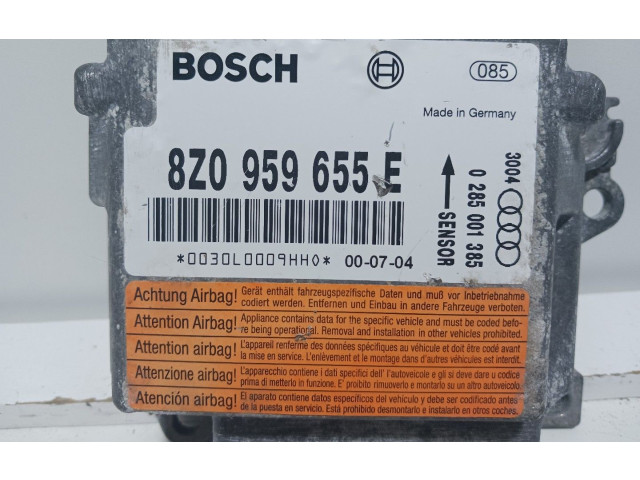 Блок подушек безопасности 8Z0959655E, 0285001385 Audi A2