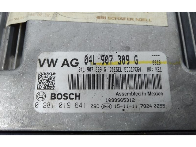 Блок управления двигателя 04l907309g, Bosch   Volkswagen Jetta VI