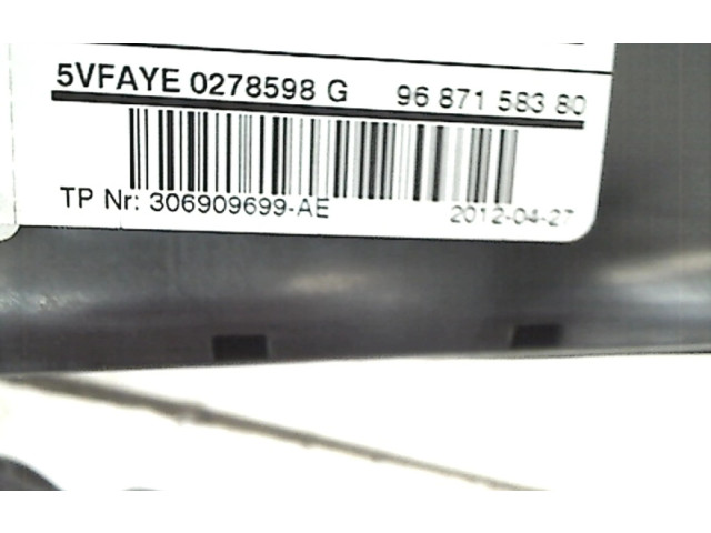 Подушка безопасности в сиденье 5pfayg0284230G, 5pfayg0284230G Citroen DS4