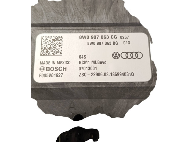 Блок комфорта 8W0907063CG, 8W0907063BG Audi Q5 SQ5
