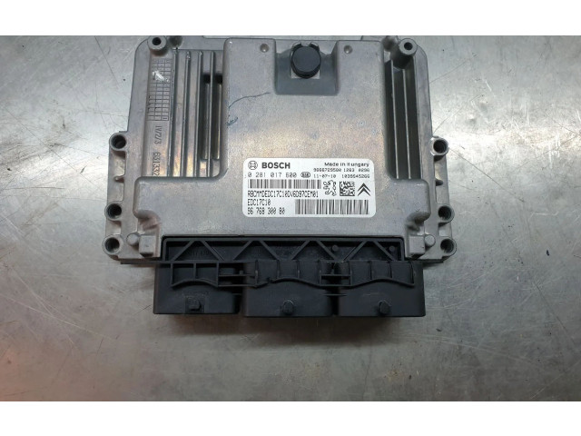 Блок управления двигателя 9676830080, 0281017600 Citroen Berlingo