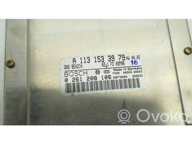 Řídící jednotka A1131533979, 0261208106   Mercedes-Benz CL C215 2003