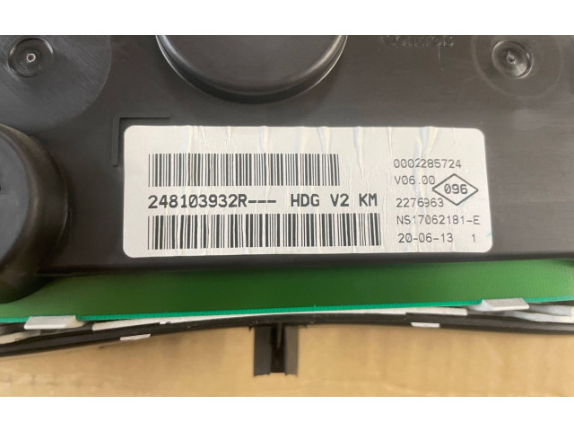 Панель приборов 248103932R Dacia Lodgy