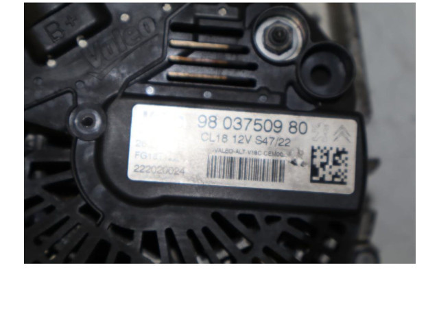 Генератор 9803750980 Peugeot Partner III