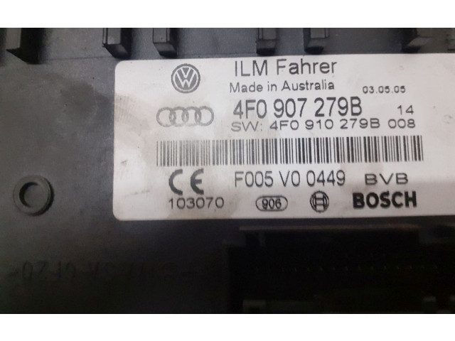 Блок комфорта 4F0907279B, AUD105872   Audi A6 S6 C6 4F   