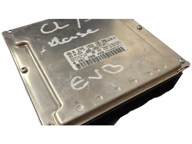 Řídící jednotka A2751531479, 0261208422 Mercedes-Benz CL C215 2005