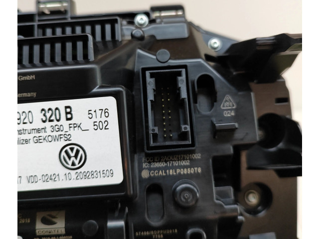 Přístrojová deska  Volkswagen Tiguan 2021 3G0920320B, A3C04337200  