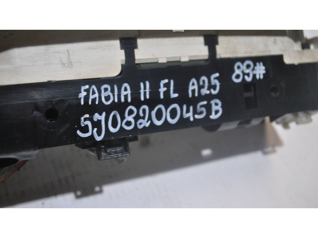 Блок управления климат-контролем 5J0820045B, 901516030001 Skoda Fabia Mk2 (5J)