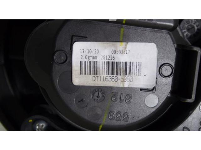 Вентилятор печки    DT116625-160, 281226   Renault Clio V