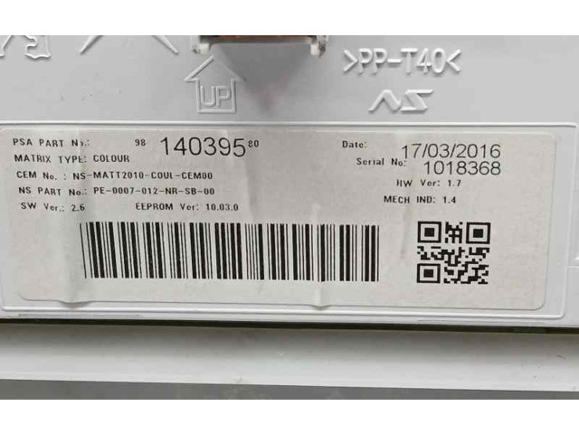 Панель приборов 9814699280   Peugeot 2008 I       