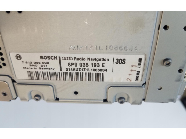 Турбина Радио/ проигрыватель CD/DVD / навигация Audi A3 S3 8P  8P0035193E         