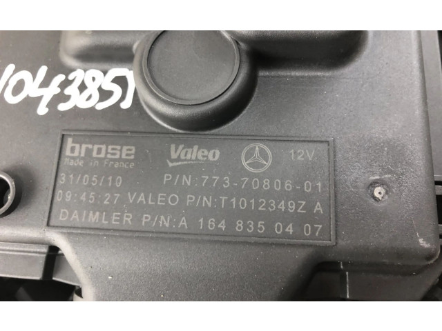 Вентилятор печки 773.70806.01, A1648350607 Mercedes-Benz ML W164